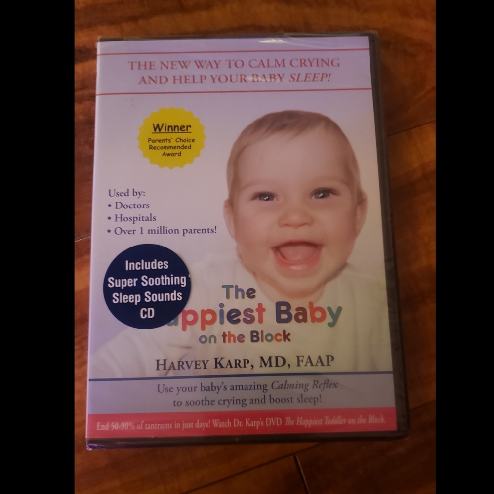 New Happiest Baby on the block DVD & CD Harvey Karp, MD parenting new baby